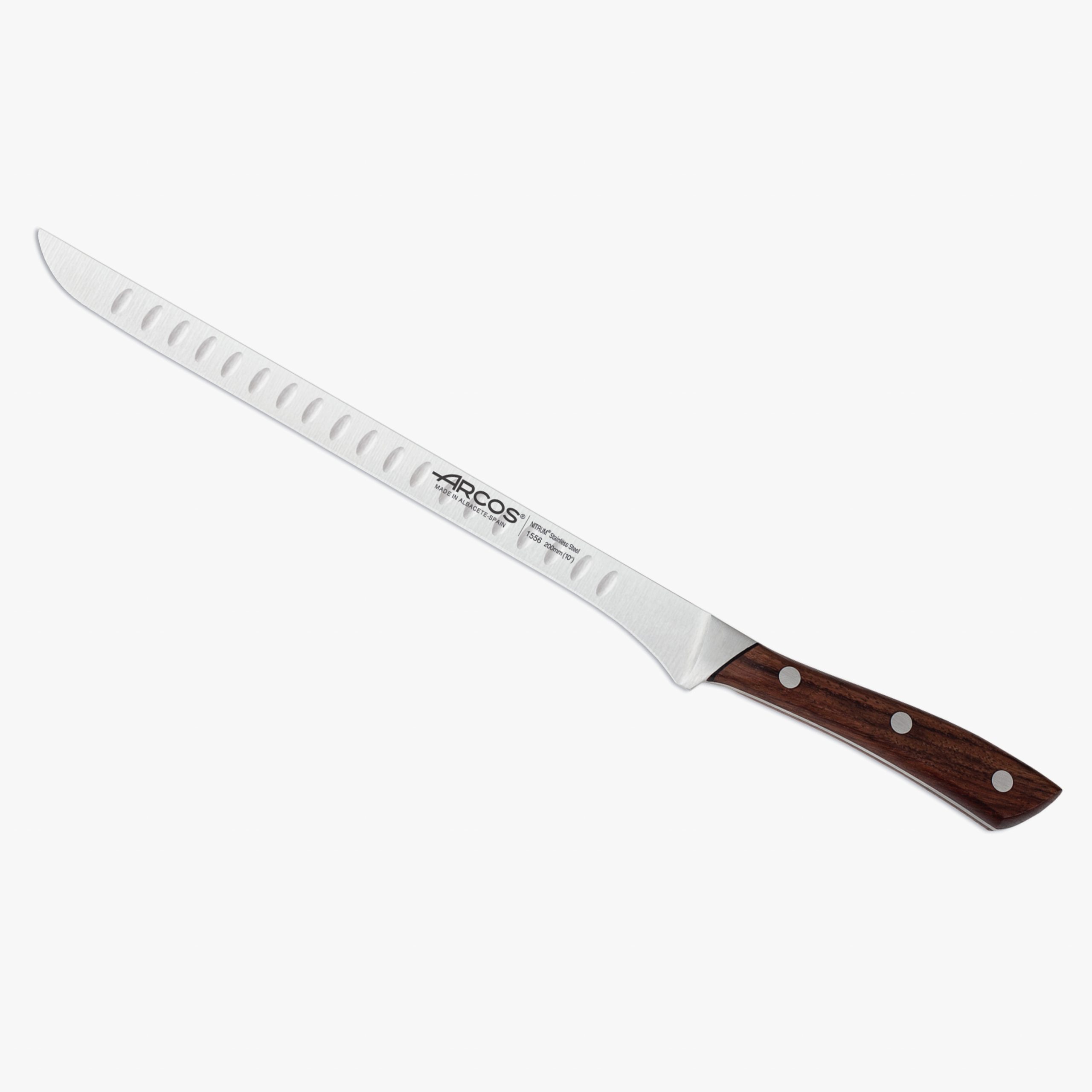 Cuchillo Arcos Jamonero 25 cm Alveolado – Natura